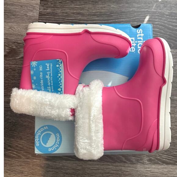 Stride Rite 360 Bellamy All Weather Boot In Pink Size 11 - Picture 5 of 7